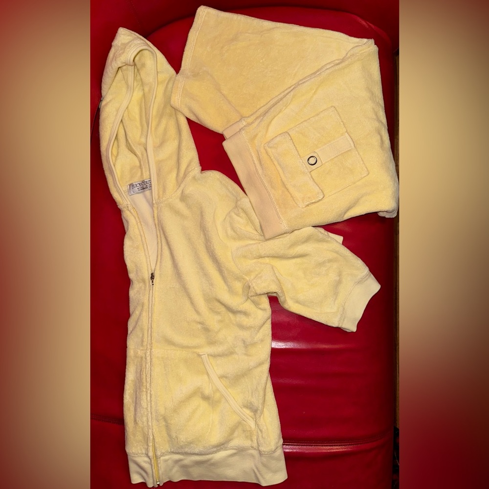 JUICY COUTURE YELLOW TRACKSUIT
